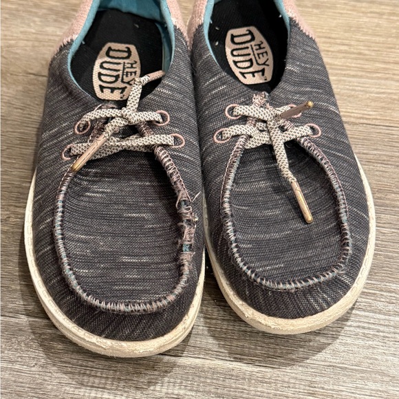 Hey Dude Charcoal Slip-On Shoes GIRLS - Picture 2 of 7